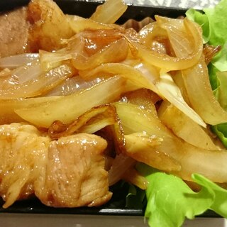 ストウブDe〜お弁当用豚ロースの簡単ソテー